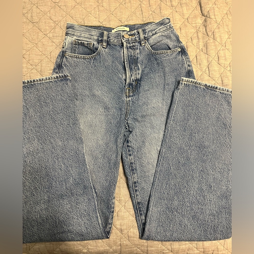Pacsun dad jean size 25 mid wash